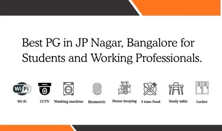 PG in JP Nagar Bangalore